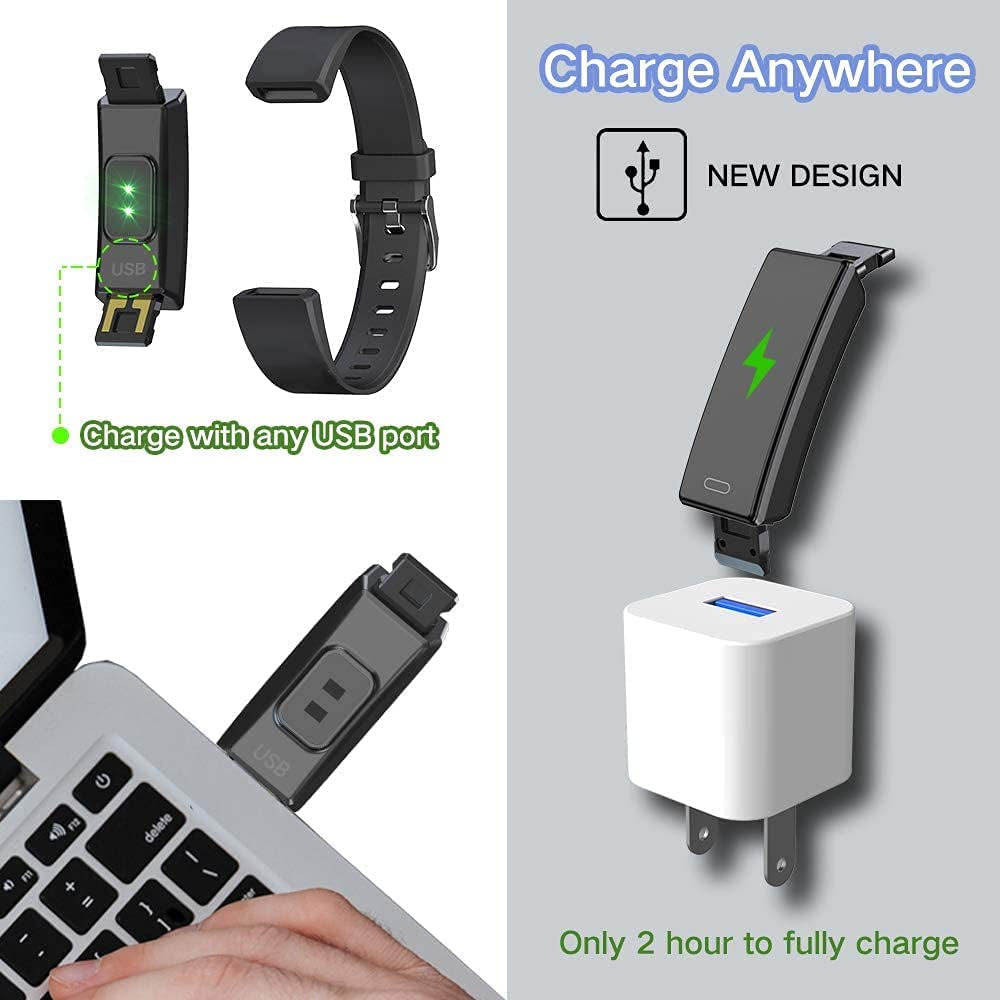 Fun and Functional Kids Fitness Tracker Smartwatch - IP68 Waterproof with 11 Sport Modes, Heart Rate Monitor, and Activity Reminders for Ages 6-16