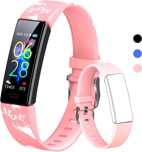Fun and Functional Kids Fitness Tracker Smartwatch - IP68 Waterproof with 11 Sport Modes, Heart Rate Monitor, and Activity Reminders for Ages 6-16